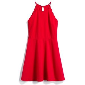 Stitch Fix | Nine Britton Red Scallop Sundress M